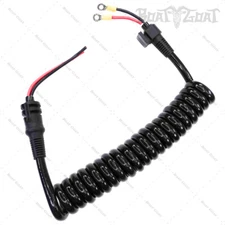 MotorGuide Long Curly Cable - Xi5 72" Shaft Models - Power Coil Cord - 8M0135682