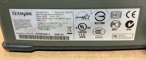 Lexmark P315 A4 Colour Thermal Inkjet Printer 20C0002 - Picture 4 of 4