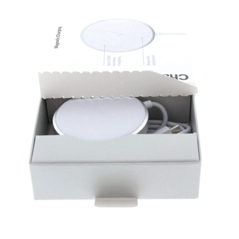 Almohadilla de carga Verizon carga magnética para teléfonos iPhone y Galaxy Foto 3 de 3