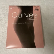 Berkshire Curves Waist Shaper Tummy Toning Panel Size 2 Plus Color Black