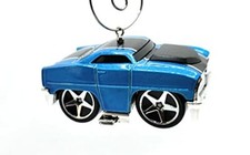 Christmas Ornament for 1967 Chevy II Blue Black