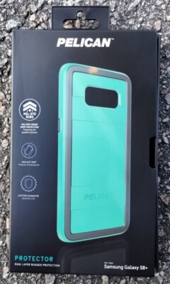 Pelican Protector Samsung Galaxy S8 Case - Aqua/Grey Pelican Protector Samsung Galaxy S8 Case - Aqua/Grey