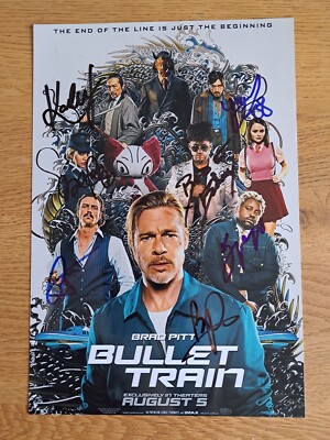 Brad Pitt  Bullet Train Original Autogramme  20/30cm