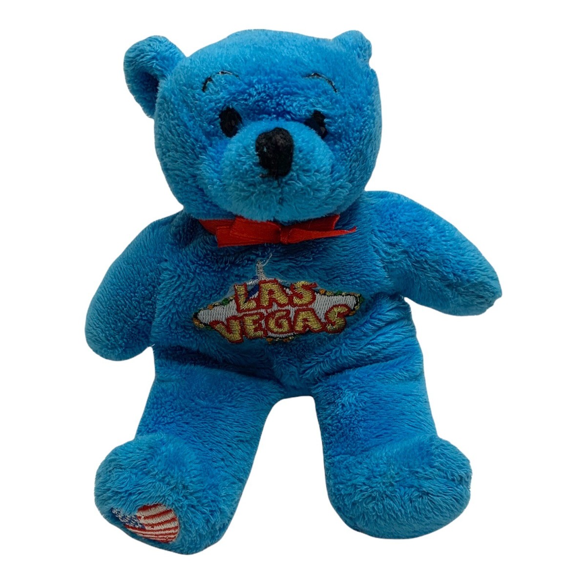 2013 Symbols Las Vegas Blue Plush Collectible Bear | eBay