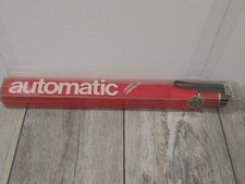 VINTAGE Ladies Automatic Umbrella RED 16.5'' 100 NYLON WATER REPELLENT NOS 