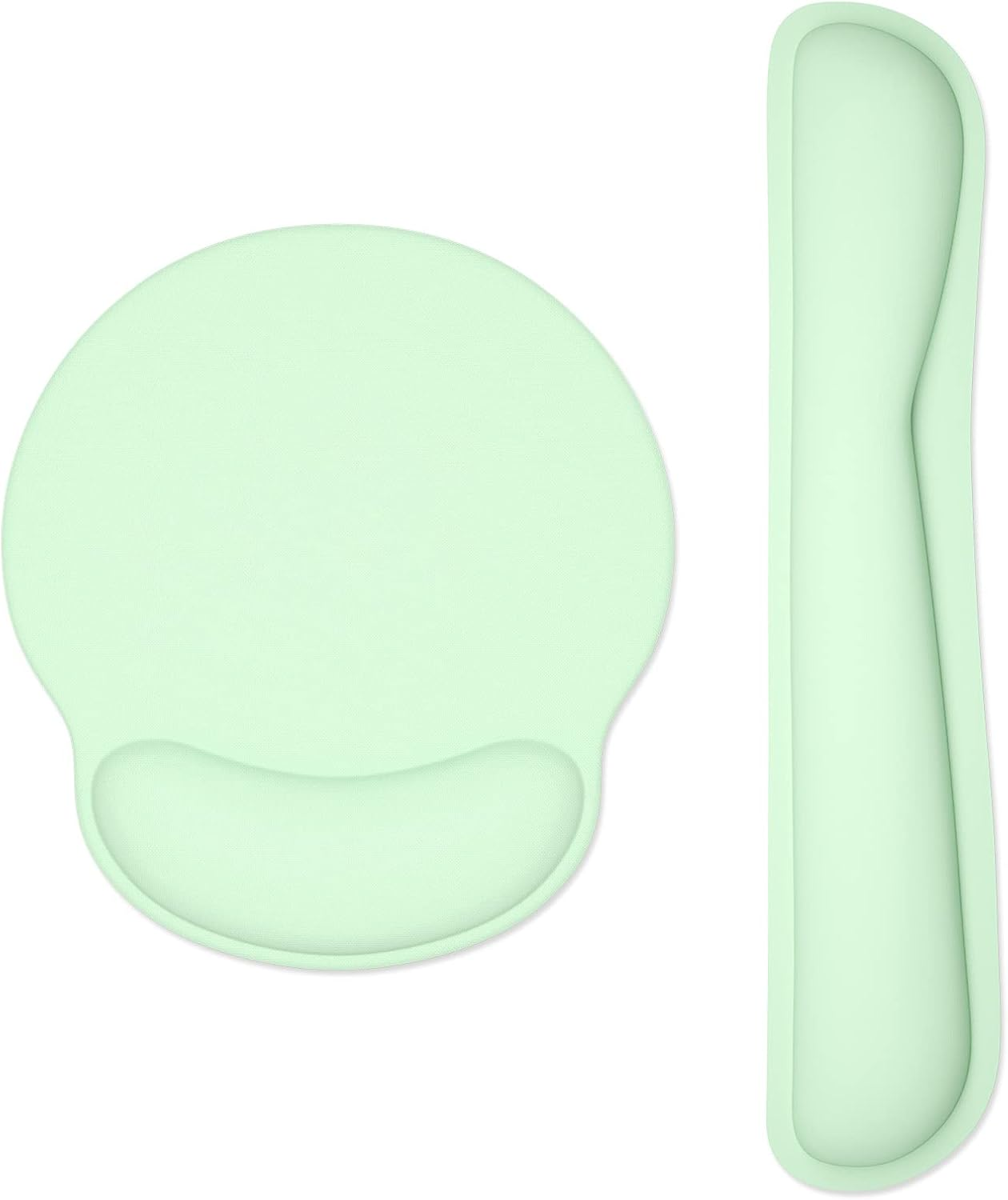 Memory Foam Keyboard Wrist Rest & Mouse Pad with Ergonomic Support-image