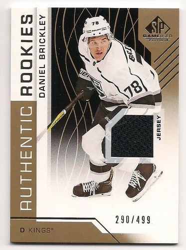 Daniel Brickley 18 19 Ud Sp Game Used Edition Authentic Rookies Jersey 499 Ebay