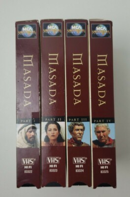 Masada VHS 1-4 MCA Universal Rare hard to find EUC HI FI 83323