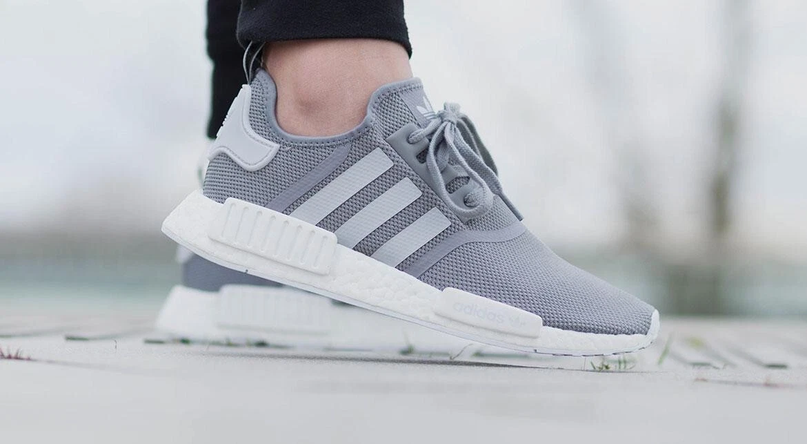 adidas gazelle silver green womens Adidas Men's NMD_R1 Spectoo Grey Low Top Sneakers