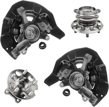 AWD Front Steering Knuckles Rear Wheel Hubs for Highlander RX330 RX350 RX400h