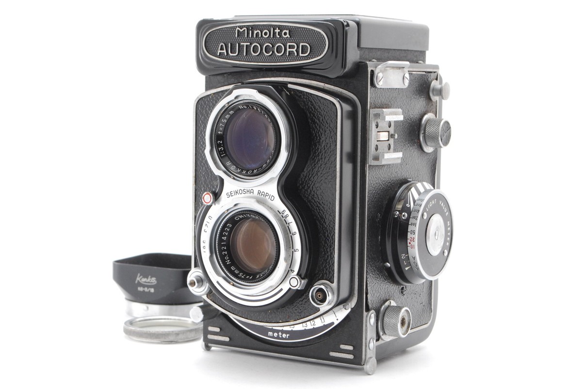 ★極美品★Minolta AUTOCORD ROKKOR 75mm F3.5 Minolta Autocord CDS with Citizen MVL, 75mm f/3.5 Rokkor