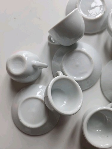 Mini Ceramic Porcelain Sweet Princess Tea Set 10 Pcs - Pot, Lid, Cups, Saucers - Picture 5 of 5