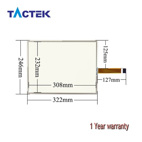 Touch Screen for 2711P-B15C4D7 2711P-B15C4D2 2711P-B15C4D1 + Membrane Keypad - Picture 4 of 5