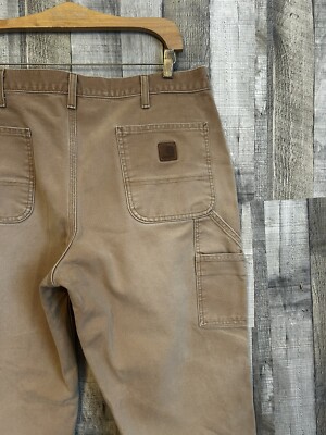 Vintage Carhartt Dungaree Original Fit Brown Canvas Workwear Pants