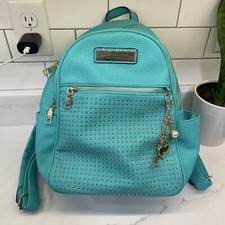 Marc New York Andrew Marc Womens Mini Backpack Purse - Turquoise