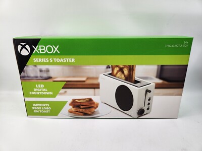 Xbox Series S Toaster 2 Slice Toaster with Wide Slot w/ Bagel Function