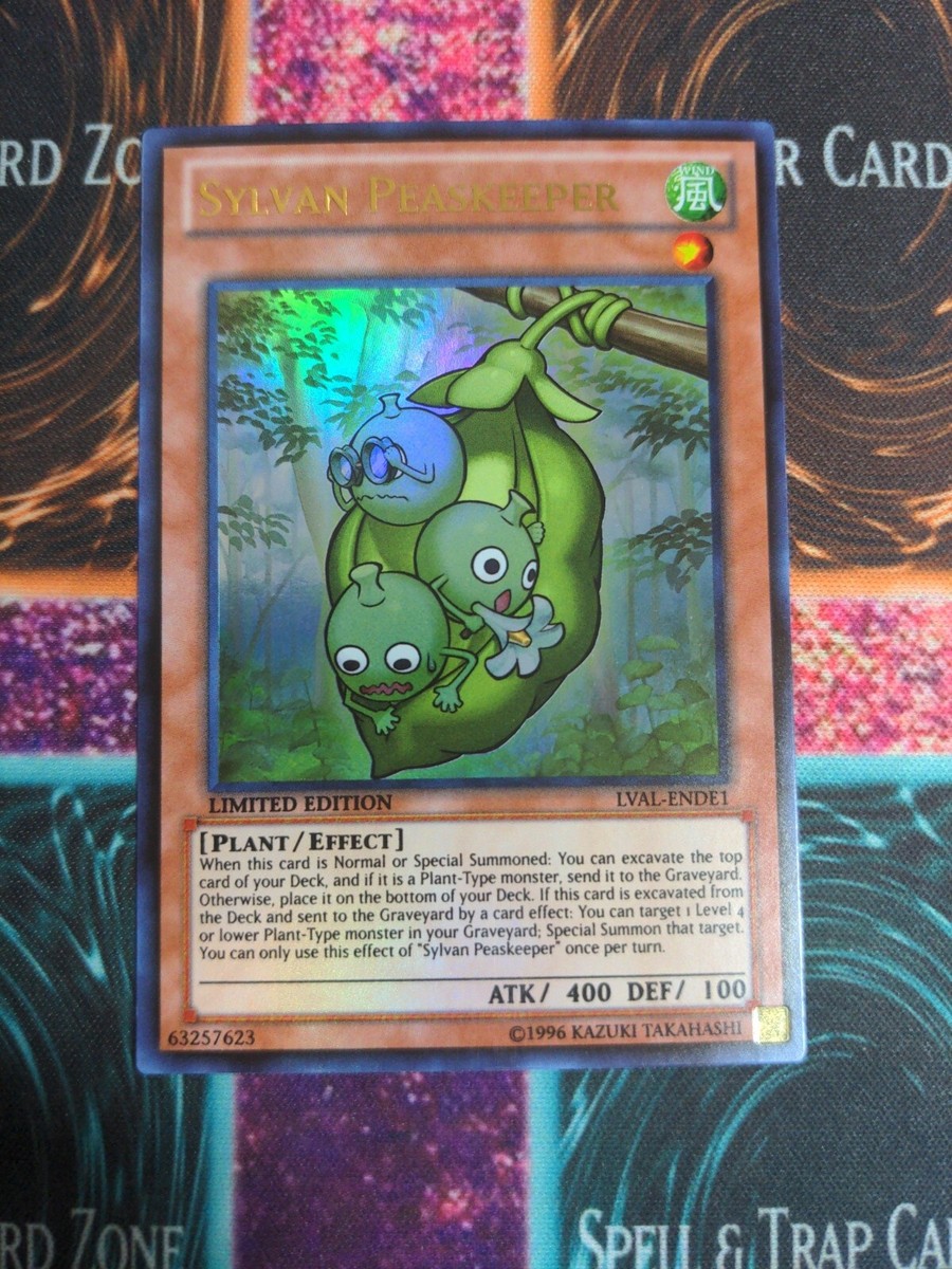 Yu-Gi-Oh! Sylvan Peaskeeper LVAL-ENDE1 Limited Ultra Rare NM a1/
