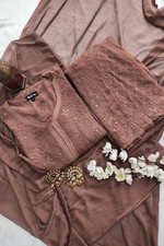 Handmade Chikankari Suit for Women Indian Ethnic wear Dress Wedding Suit