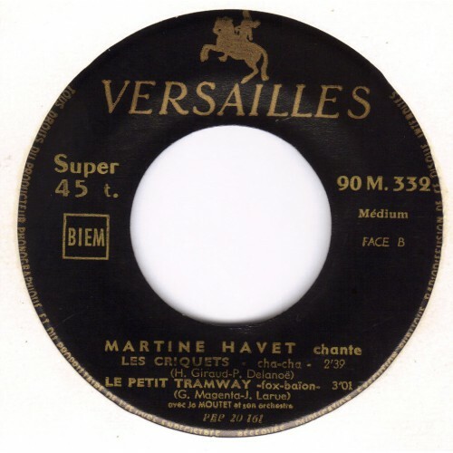 EP 45 RPM (7") Martine Havet " Pépé " - Bild 4 von 4
