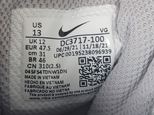 Nike Vapor Ultrafly 4 Keystone Herren 13 Baseball Stollen "weiß grau" DC3717-100 - Bild 9 von 9