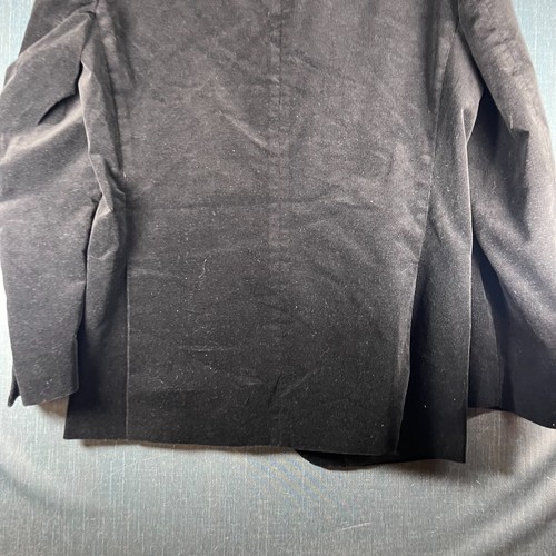 Banana Republic Mens Blazer Jacket Size 44 Black Corduroy Cotton Tailored Fit - Picture 6 of 12