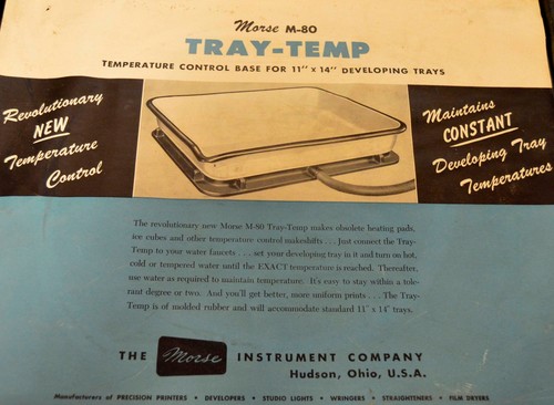 Lot of 2,Vintage Morse M-80 Tray Temps, Temperature control for developing trays - Picture 4 of 5