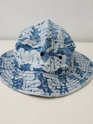 SS22 Supreme Fat Tip Jacquard Denim Crusher M / L Blue