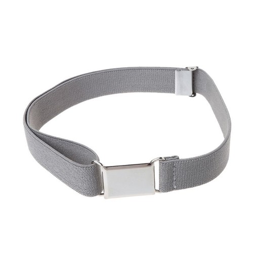 Children Kids Solid Color Unisex Canvas Belts Boys Girls Elastic Belt Adjustable - Picture 7 of 12