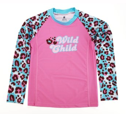 Juice Box Girls Fun In The Sun Rash Guard Swim Tee - Picture 2 of 27