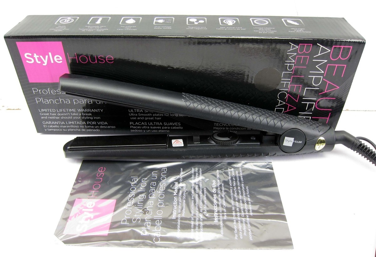 NEW Style House Beauty Amplified Ceramic Flat Iron Hair
