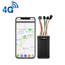4G Hardwire Kill Switch GPS Vehicle Tracker Real Time Disable Ignition Starter