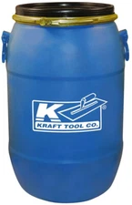 Mixing Barrel Large Locking Lid 15 Gallon HDPE Polyethylene Mixer Material Blue