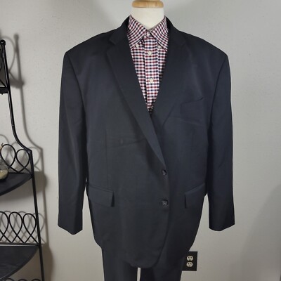 Stafford Mens Sport Coat Blazer Two Button Travel Stretch Wool