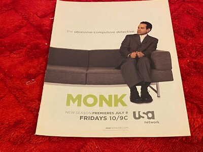 PEEP06 MAGAZINE ADVERT 11X8'' MONK TV SHOW TONY SHALHOUB