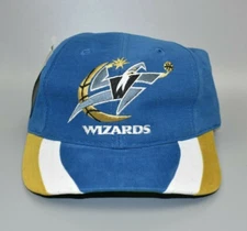 Washington Wizards Twins Enterprise Vintage Striped Brim Snapback Cap Hat - NWT