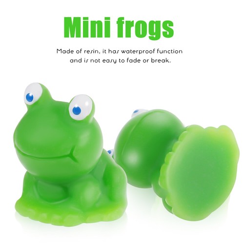 20 Pcs Petite Grenouille Enfant Statue Miniature De Figurines Grenouilles Mine - Photo 6/11