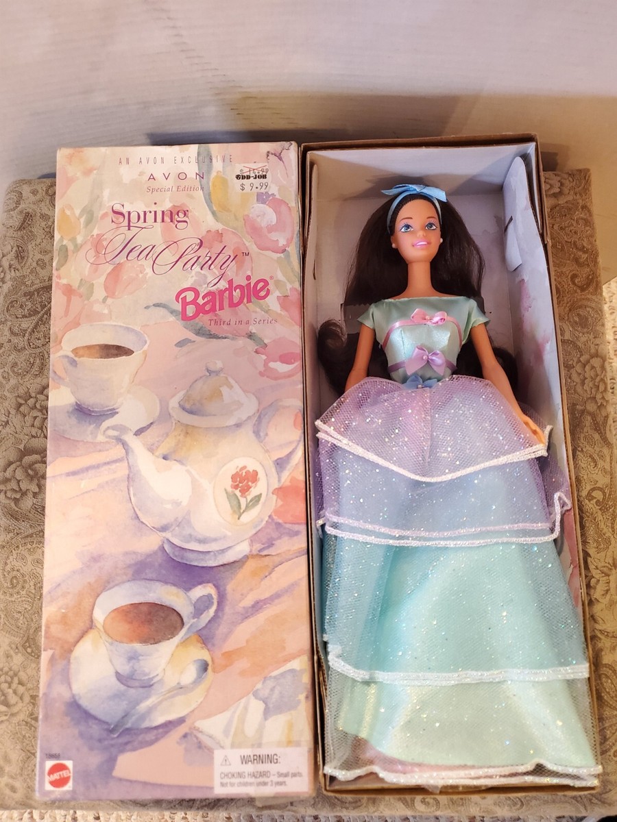 Mattel Avon Special Edition Spring Petals Barbie Doll Second in Series : Mattel Avon Special Edition Barbie 1998 : Toys \u0026 Games