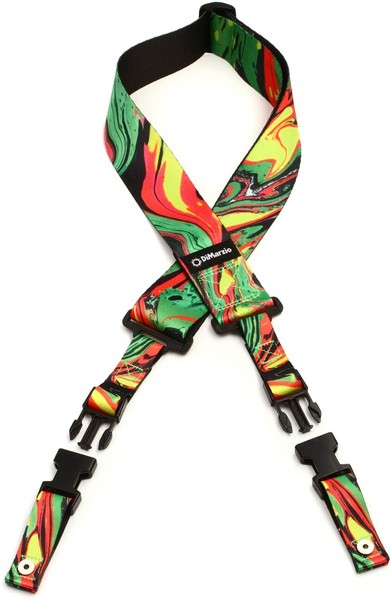 DiMarzio Cliplock Gurt Steve Vai DD2241 - GrüN - GitarrenzubehöR, Gurt-image