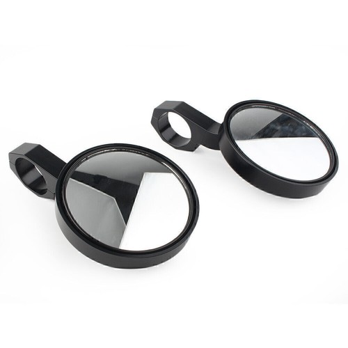 UTV Round Side Rearview Mirror 1.75" Fit Polaris RZR 900 1000 XP Yamaha YXZ1000 - Picture 9 of 12