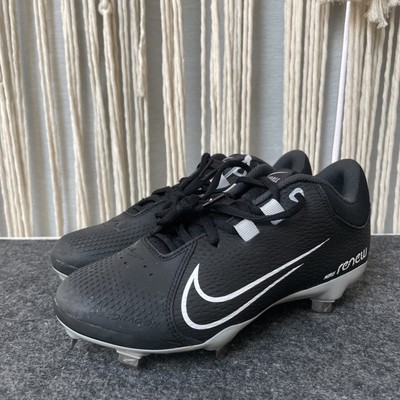 Nike Hyperdiamond 4 Pro Metal Softball Cleats Black CZ5920-010 Womens Size 7 New