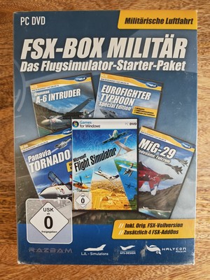 Flight Simulator X Box Militar: Eurofighter Typhoon, Tornado, A6 Intruder MIG-29