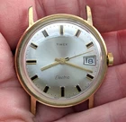 1969 TIMEX Electric 9624 4169 Vintage 33mm Quartz Watch Movement PARTS or REPAIR