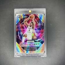 2021-22 Panini Prizm Draft Picks - Fireworks Scottie Barnes #4 Hyper Prizm
