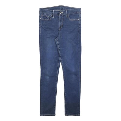 LEVI'S Damen Slim Blue Denim Slim Skinny Jeans W29 L28 Classic Stretch Zip