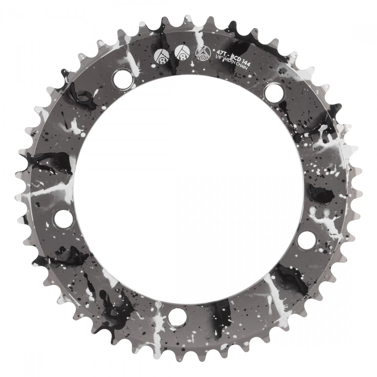 Plateau Origin8 Classique En Alliage 144mm 49 Dents – Argent