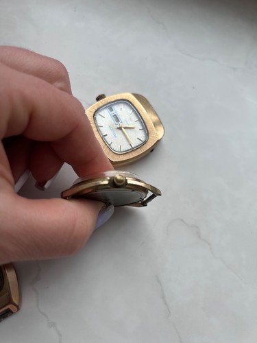 Vintage Soviet Watch Lot Raketa Vostok Poljot USSR Mechanical Gold Plated AU12.5 - Picture 3 of 9