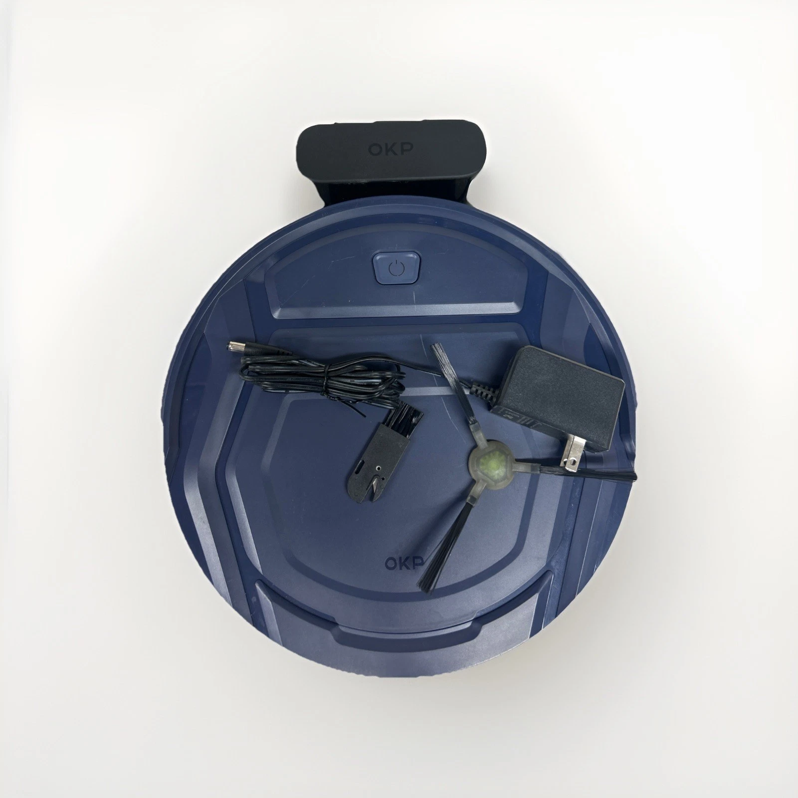 OKP Life K2 Robotic Vacuum Cleaner Robot Vacuum Auto Charge Works Tested Blue