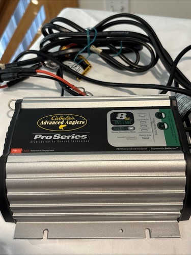 Cabela's Pro Series Marine Battery Charger 8 AMP TWO BANK