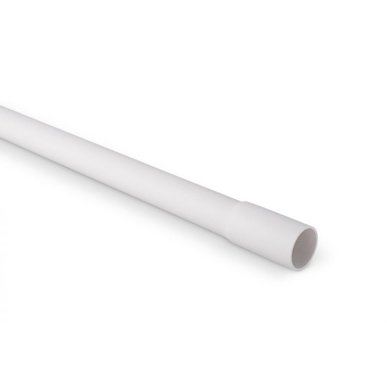 Electrical installation pipe rigid with goblet PVC 320N 12750