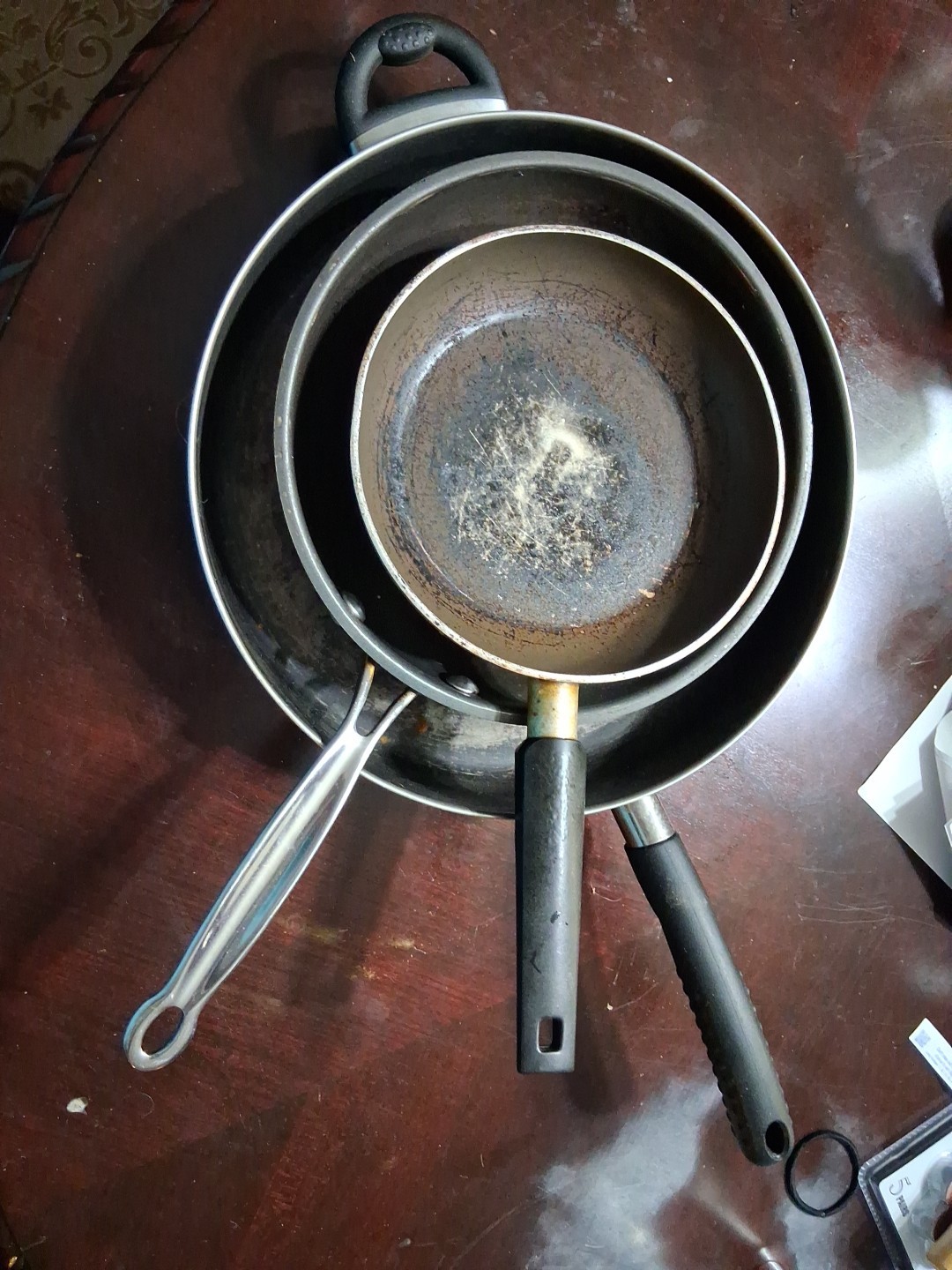 Tefal 3-Piece Nonstick Frying Pan Set for Professional Cooking-image